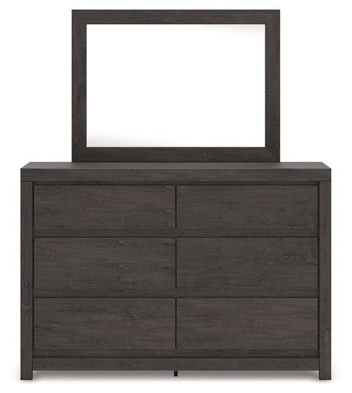 Fraluna - Charcoal - Dresser And Mirror - Tallahassee Discount Furniture (FL)