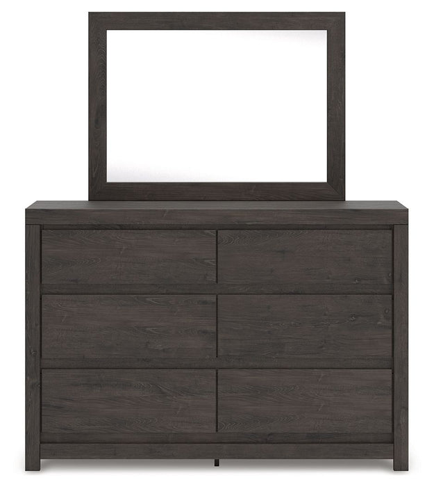 Fraluna - Charcoal - Dresser And Mirror - Tallahassee Discount Furniture (FL)
