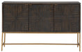 Elinmore - Brown / Gold Finish - Accent Cabinet - Tallahassee Discount Furniture (FL)