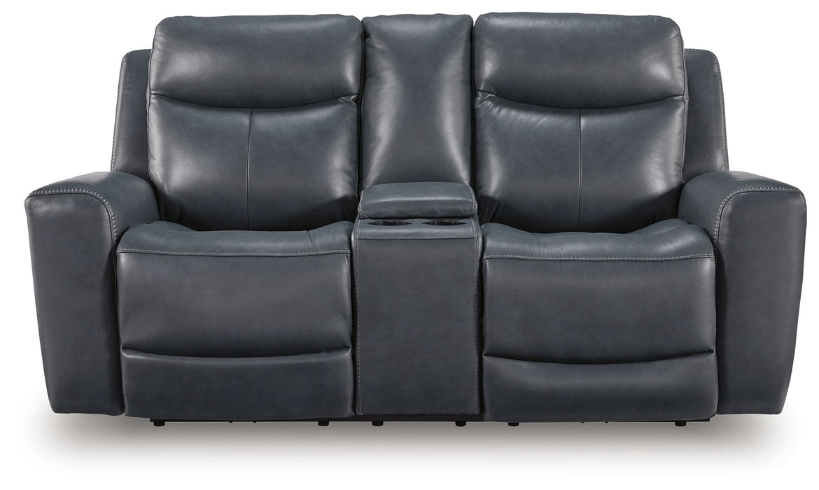 Next Move - Power Reclining Loveseat With Console / Adjustable Headrest - Tallahassee Discount Furniture (FL)