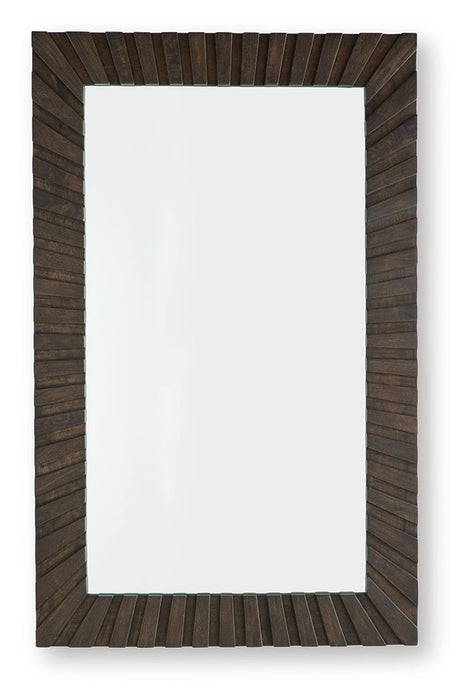 Advin - Dark Brown - Accent Mirror - Tallahassee Discount Furniture (FL)