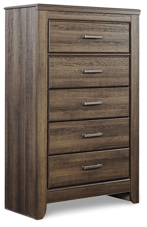Juararo - Dark Brown - Five Drawer Chest - Tallahassee Discount Furniture (FL)