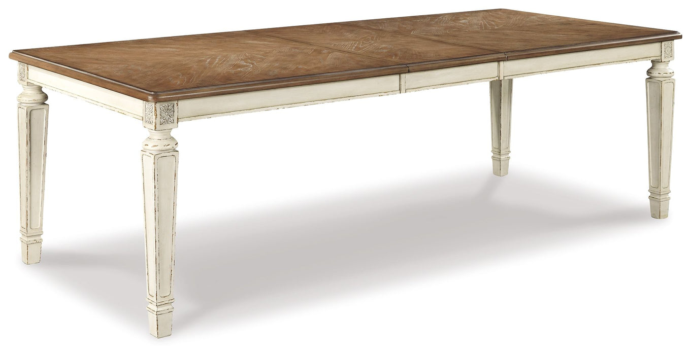 Realyn - Rectangular Dining Room Extension Table - Chipped White - Tallahassee Discount Furniture (FL)