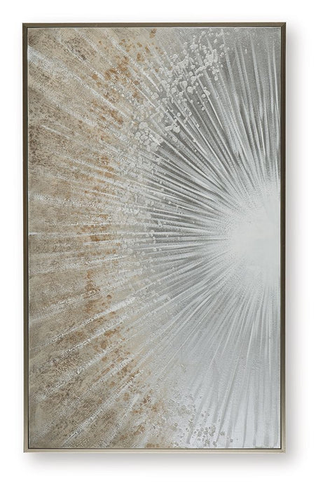 Waldard - Gray / Taupe / White - Wall Art - Tallahassee Discount Furniture (FL)