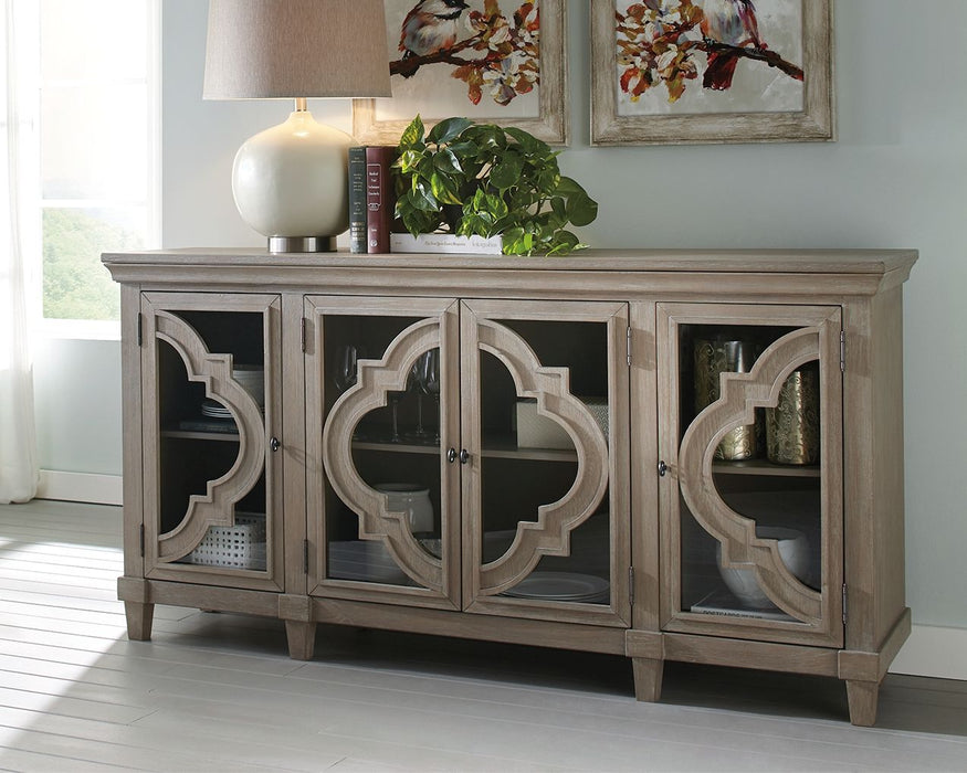 Fossil Ridge - Gray - Accent Cabinet - Tallahassee Discount Furniture (FL)