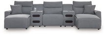 ModMax II - Salt And Pepper - Reclining Sectional - Tallahassee Discount Furniture (FL)
