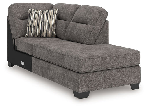 Olten - Graphite - RAF Corner Chaise - Tallahassee Discount Furniture (FL)