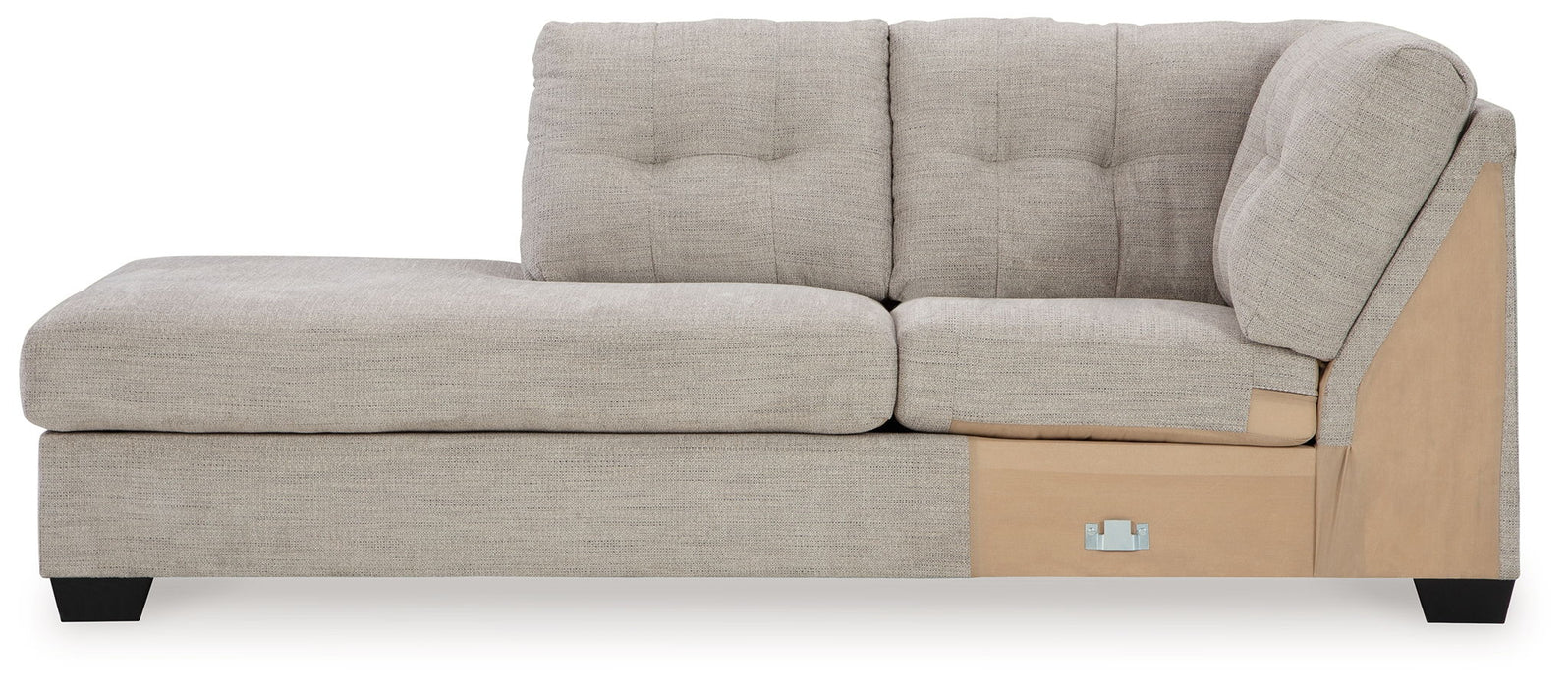 Mahoney - Pebble - Laf Corner Chaise - Tallahassee Discount Furniture (FL)