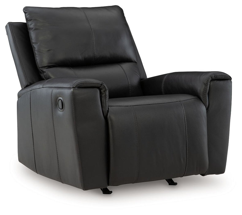 Glossmore - Rocker Recliner - Black - Tallahassee Discount Furniture (FL)