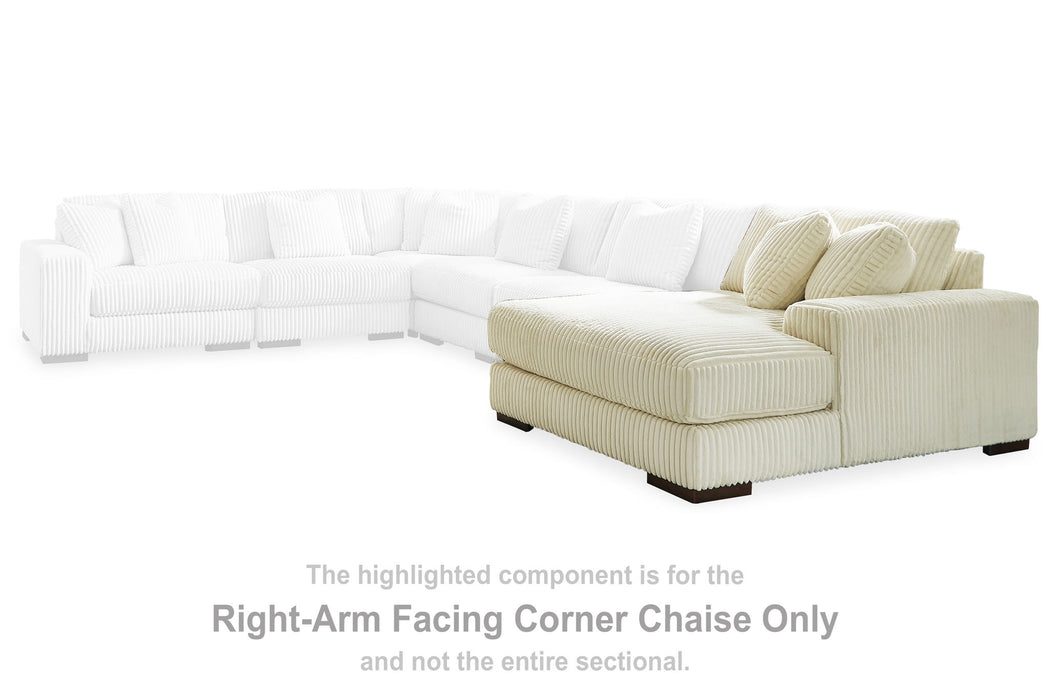 Lindyn - Beige - RAF Corner Chaise - Tallahassee Discount Furniture (FL)