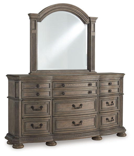 Ardenfield - Light Brown - Dresser And Mirror - Tallahassee Discount Furniture (FL)