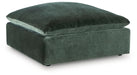 Carriage View - Oversized Accent Ottoman - Jade - Tallahassee Discount Furniture (FL)