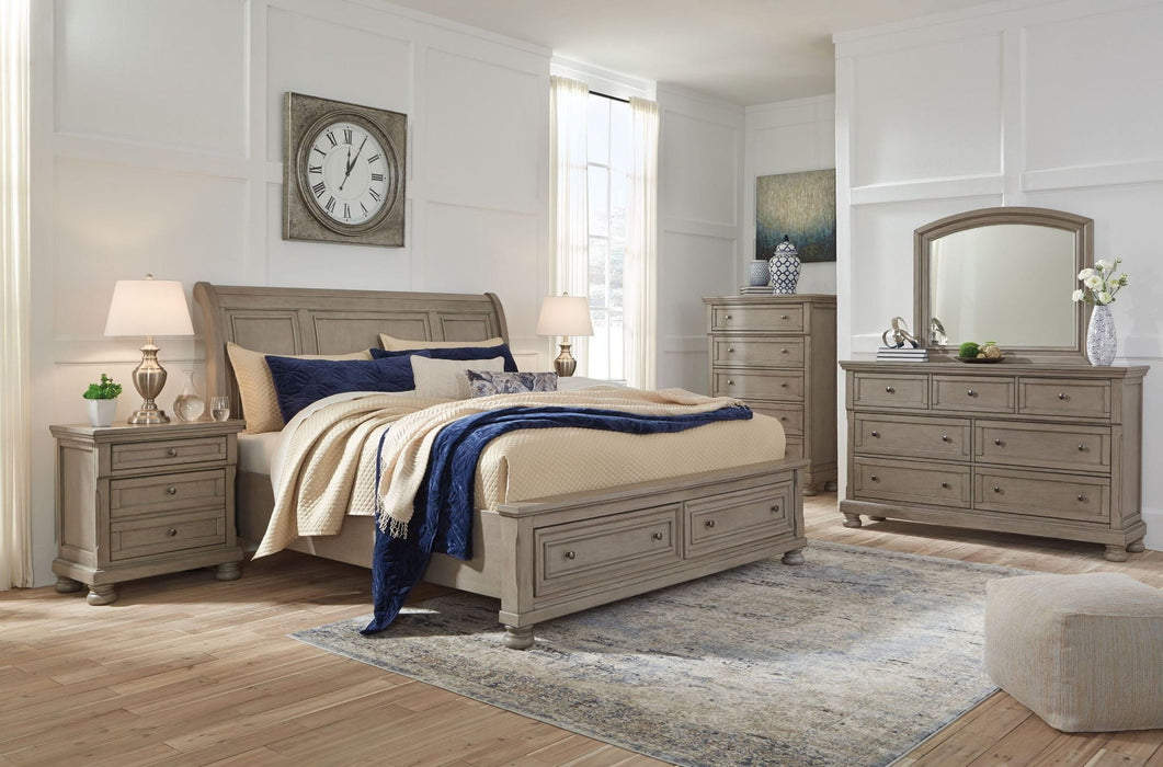 Lettner - Sleigh Bedroom Set - Tallahassee Discount Furniture (FL)