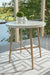 Seton Creek - Round Bar Table With Umbrella Option - Beige - Tallahassee Discount Furniture (FL)