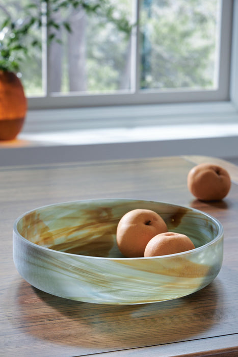 Bannington - Bowl - Sage Green - Tallahassee Discount Furniture (FL)