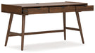 Lyncott - 3 Pc. - Home Office Desk, Chair, Bookcase - Brown - Tallahassee Discount Furniture (FL)