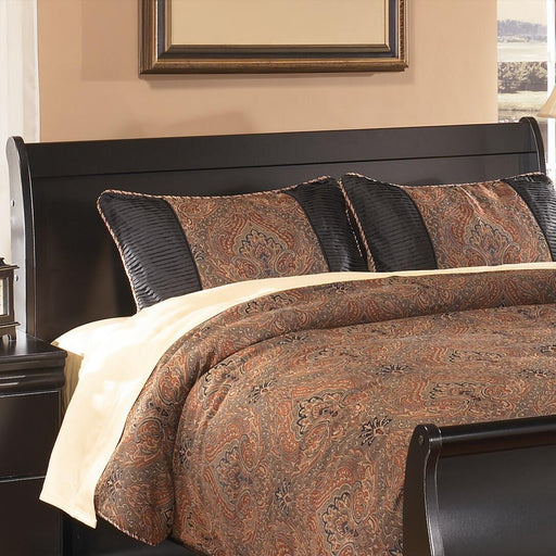 Huey Vineyard - Queen Sleigh Headboard - Black - Tallahassee Discount Furniture (FL)