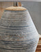 Lawrock - Antique Blue - Terracotta Table Lamp - Tallahassee Discount Furniture (FL)
