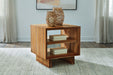Dressonni - Brown - Square End Table - Tallahassee Discount Furniture (FL)