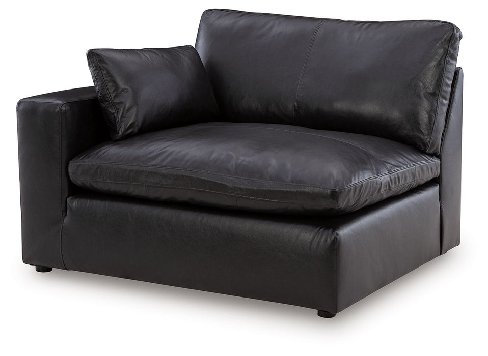 Emilia - LAF Corner Chair - Black - Tallahassee Discount Furniture (FL)