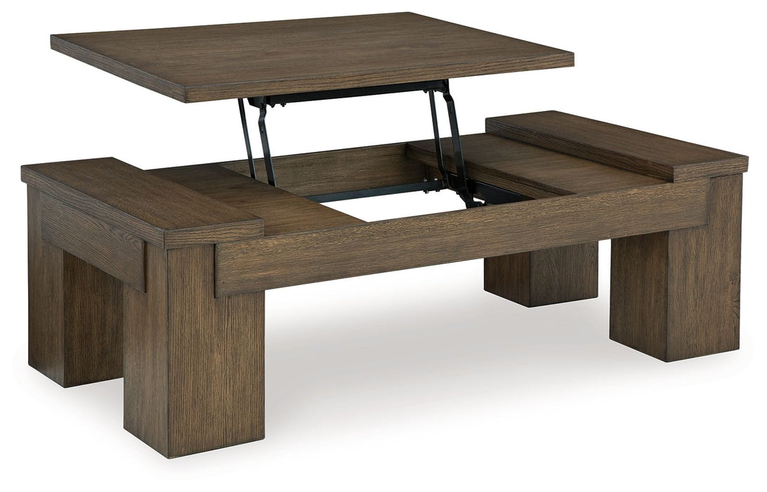 Rosswain - Warm Brown - Lift Top Cocktail Table - Tallahassee Discount Furniture (FL)