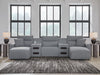 ModMax II - Salt And Pepper - Reclining Sectional - Tallahassee Discount Furniture (FL)