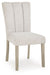 Larawyn - Dining Upholstered Side Chair (Set of 2) - Bisque - Tallahassee Discount Furniture (FL)