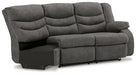 Partymate - Slate - Raf Reclining Loveseat - Tallahassee Discount Furniture (FL)