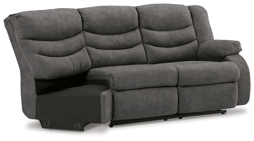 Partymate - Slate - Raf Reclining Loveseat - Tallahassee Discount Furniture (FL)