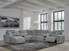 ModMax II - Salt And Pepper - Reclining Sectional - Tallahassee Discount Furniture (FL)