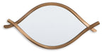 Bartner - Antique Gold Finish - Accent Mirror - Tallahassee Discount Furniture (FL)