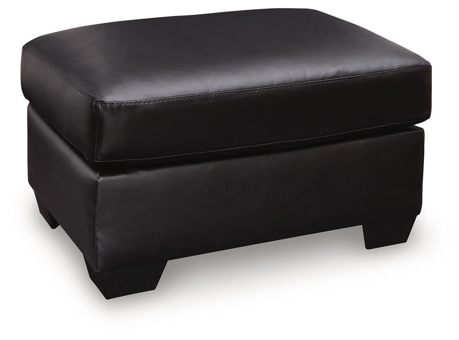 Glennbre - Ottoman - Midnight - Tallahassee Discount Furniture (FL)