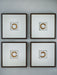 Dallbourne - White / Gold Finish - Wall Art Set (Set of 4) - Tallahassee Discount Furniture (FL)