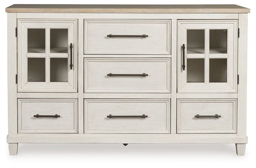 Shaybrock - Antique White / Brown - Dresser - Tallahassee Discount Furniture (FL)