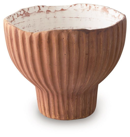 Orban - Vase - Sienna / White - Tallahassee Discount Furniture (FL)