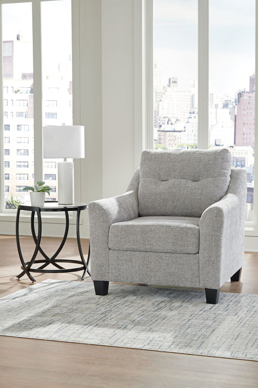 Keenelynn - Chair - Nickel - Tallahassee Discount Furniture (FL)