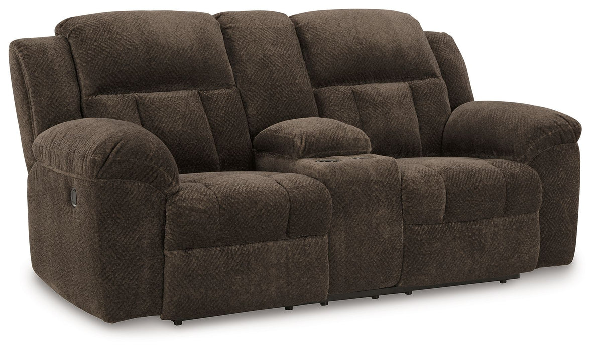 Frohn - Dbl Reclining Loveseat With Console - Tallahassee Discount Furniture (FL)