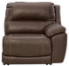 Dunleith - Chocolate - RAF Zero Wall Power Recliner - Tallahassee Discount Furniture (FL)