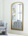 Fintan - Gold Finish - Floor Mirror - Tallahassee Discount Furniture (FL)