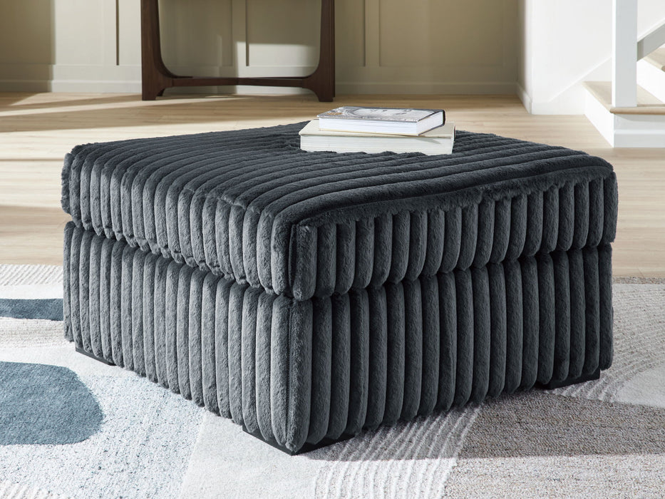 Midnight-Madness - Oversized Accent Ottoman - Tallahassee Discount Furniture (FL)