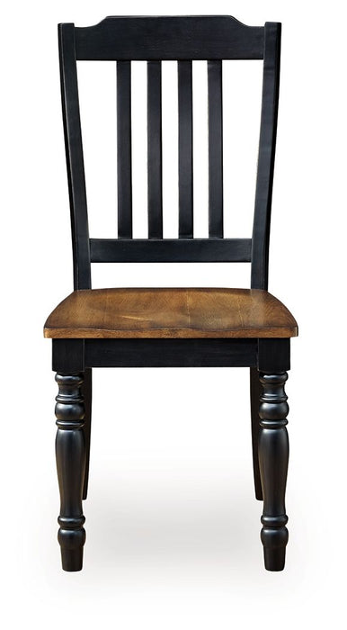 Clorazi - Dining Room Side Chair (Set of 2) - Black / Brown - Tallahassee Discount Furniture (FL)