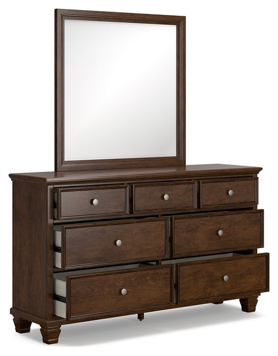 Danabrin - Brown - Dresser And Mirror - Tallahassee Discount Furniture (FL)