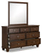 Danabrin - Brown - Dresser And Mirror - Tallahassee Discount Furniture (FL)