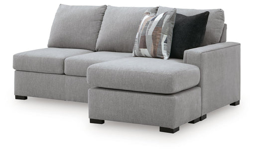 Lakepoint - RAF Sofa Chaise - Nickel - Tallahassee Discount Furniture (FL)