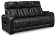 Boyington - 2 Pc. - Power Reclining Sofa And Loveseat - Black - Tallahassee Discount Furniture (FL)