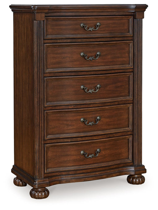 Lavinton - Brown - Five Drawer Chest - Tallahassee Discount Furniture (FL)