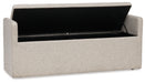 Galliden - Beige - Large Upholstered Dining Room Bench - Tallahassee Discount Furniture (FL)