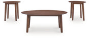 Gordonay - Occasional Table Set (Set of 3) - Brown - Tallahassee Discount Furniture (FL)