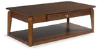 Trenmour - Medium Brown - Rectangular Cocktail Table - Tallahassee Discount Furniture (FL)