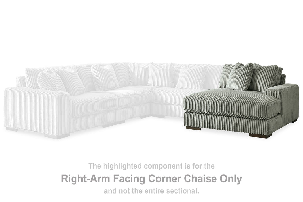 Lindyn - Fog - RAF Corner Chaise - Tallahassee Discount Furniture (FL)